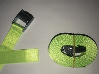 Correa Amarre de 2,5 cm x 2,5mts verde fosforescente